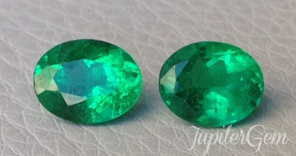 Spectacular Pair of Emeralds